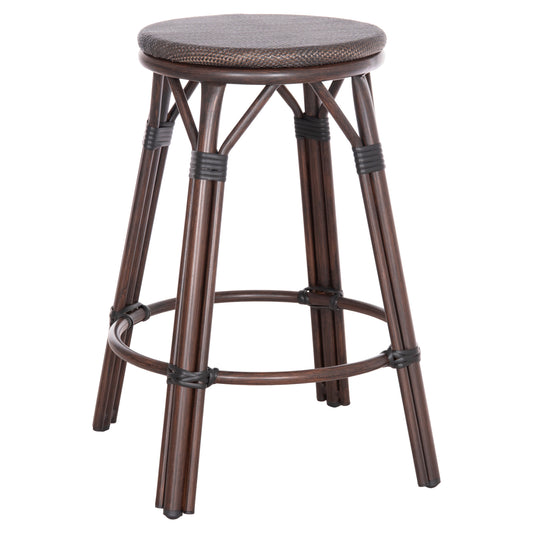 ΣΚΑΜΠΟ ΑΛΟΥΜΙΝΙΟΥ ΜΕΣ. ΥΨΟΥΣ CHINO BAMBOO LOOK & TEXTILENE ΚΑΦΕ 43x43x65