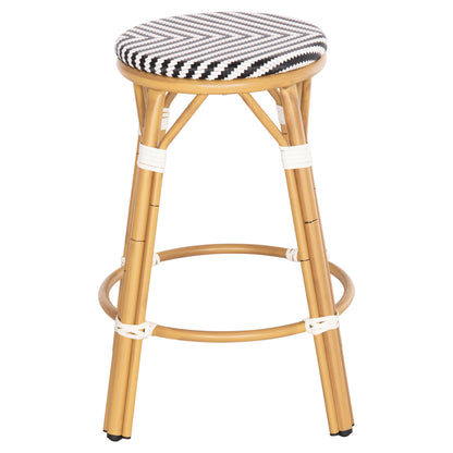 ΣΚΑΜΠΟ ΑΛΟΥΜΙΝΙΟΥ ΜΕΣ. ΥΨΟΥΣ CHINO BAMBOO LOOK & TEXTILENE ΜΑΥΡΟ 43x43x65