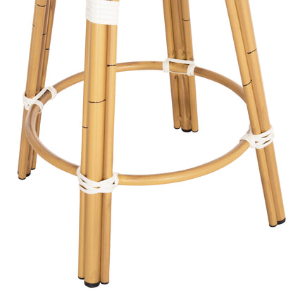 ΣΚΑΜΠΟ ΑΛΟΥΜΙΝΙΟΥ ΜΕΣ. ΥΨΟΥΣ CHINO BAMBOO LOOK ΦΥΣΙΚΟ & TEXTILENE 43x43x65