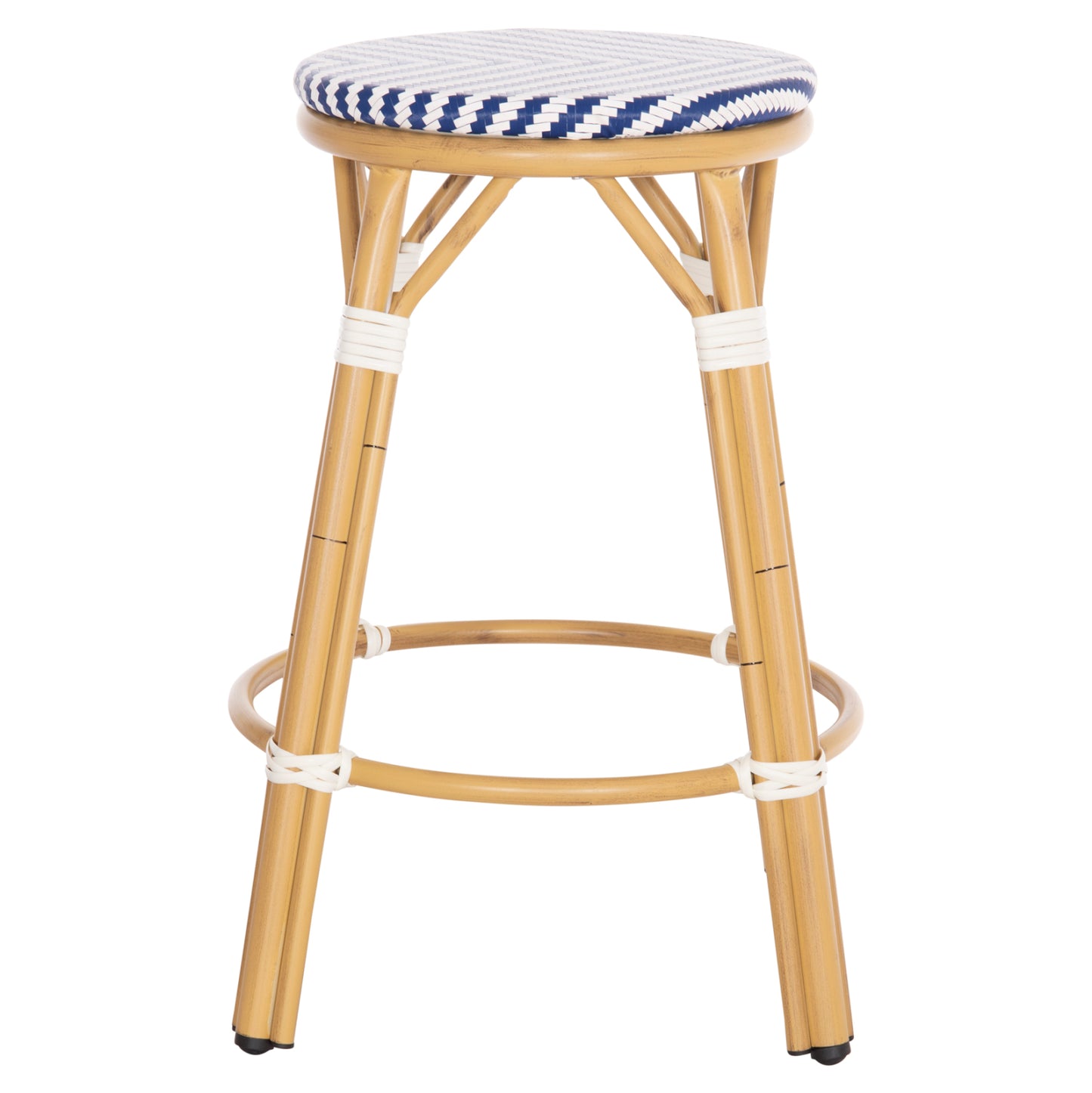 ΣΚΑΜΠΟ ΑΛΟΥΜΙΝΙΟΥ ΜΕΣ. ΥΨΟΥΣ CHINO BAMBOO LOOK & TEXTILENE ΜΠΛΕ 43x43x65