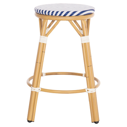 ΣΚΑΜΠΟ ΑΛΟΥΜΙΝΙΟΥ ΜΕΣ. ΥΨΟΥΣ CHINO BAMBOO LOOK & TEXTILENE ΜΠΛΕ 43x43x65