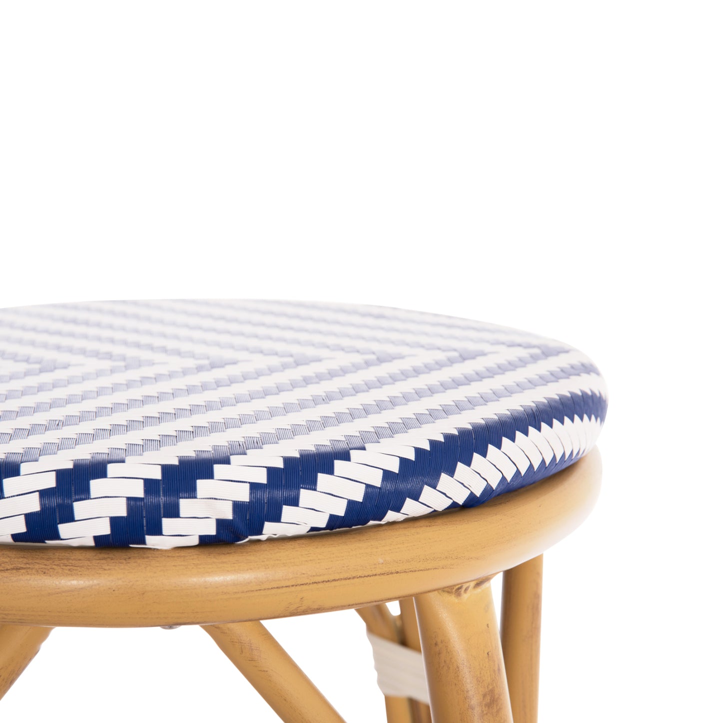 ΣΚΑΜΠΟ ΑΛΟΥΜΙΝΙΟΥ ΜΕΣ. ΥΨΟΥΣ CHINO BAMBOO LOOK & TEXTILENE ΜΠΛΕ 43x43x65