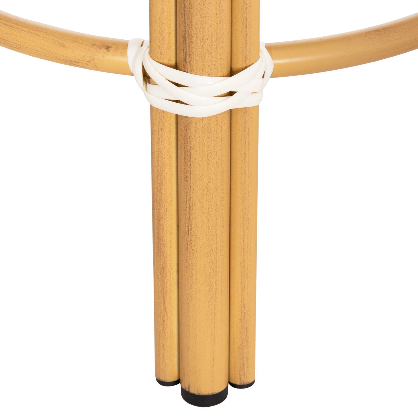 ΣΚΑΜΠΟ ΑΛΟΥΜΙΝΙΟΥ ΜΕΣ. ΥΨΟΥΣ CHINO BAMBOO LOOK & TEXTILENE ΜΠΛΕ 43x43x65