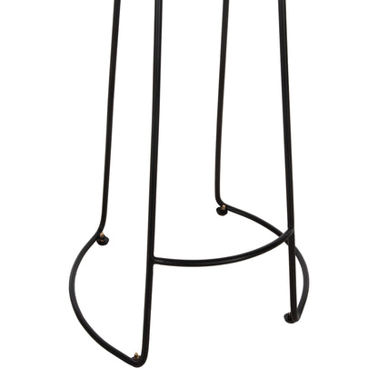 ΣΚΑΜΠΟ BAR ELEANOR ΜΑΣΙΦ ΞΥΛΟ ΑΚΑΚΙΑΣ ΜΕΤΑΛΛΟ 50x43x78
