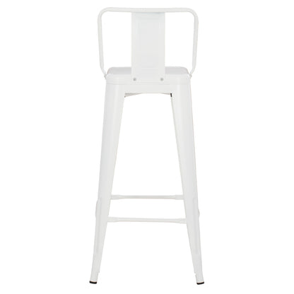 ΣΚΑΜΠΟ BAR ME ΠΛΑΤΗ ΜΕΤΑΛΛΙΚΟ MELITA PRO ΛΕΥΚΟ ΜΑΤ 42x42x100