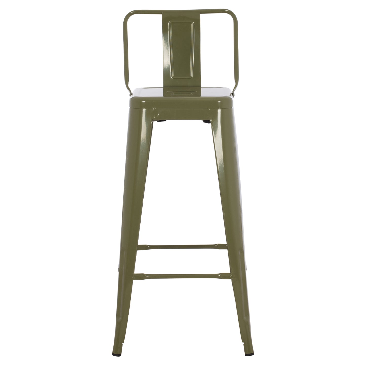 ΣΚΑΜΠΟ BAR ME ΠΛΑΤΗ ΜΕΤΑΛΛΙΚΟ MELITA PRO DARK OLIVE GREEN 42x42x100