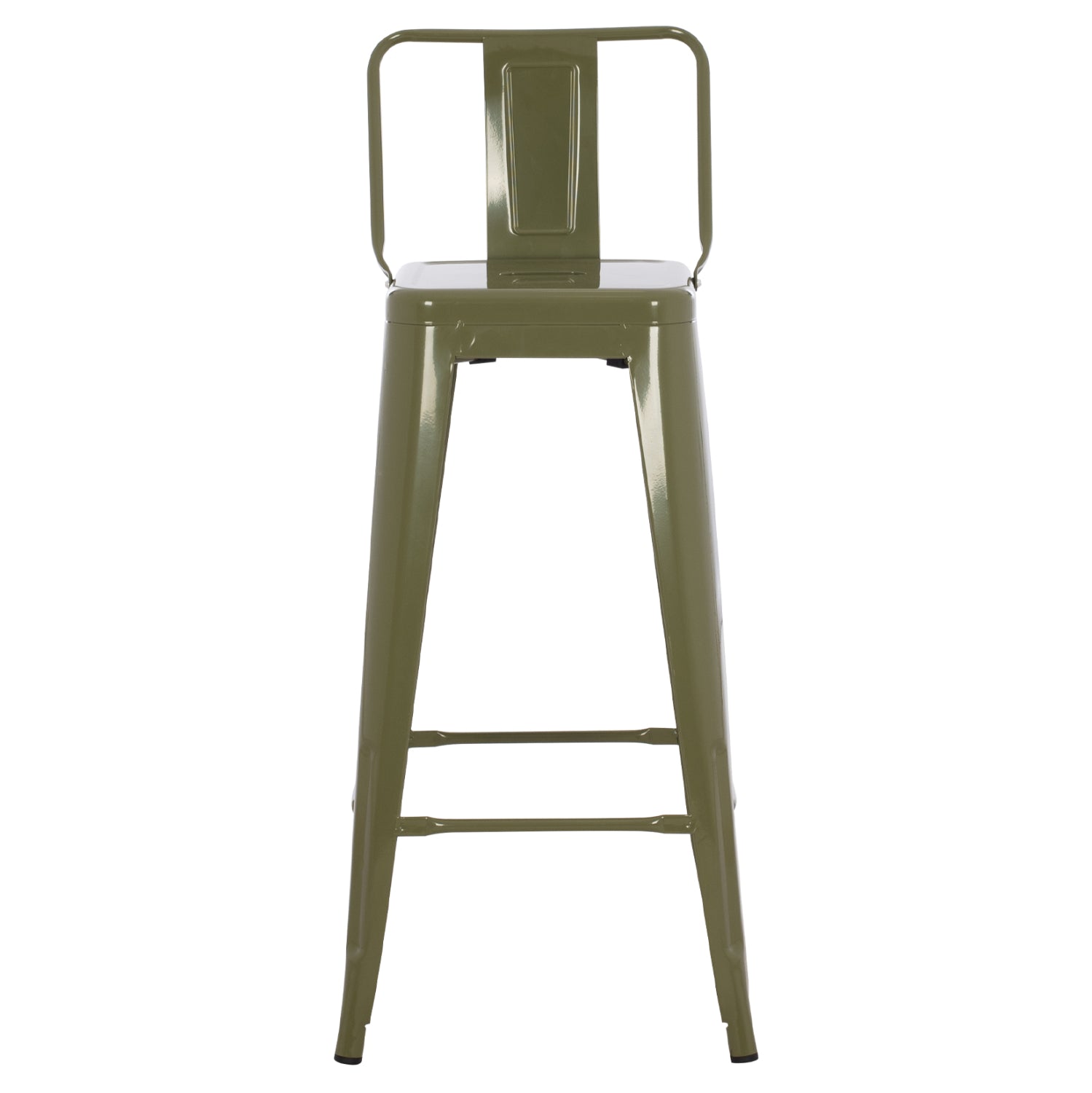 ΣΚΑΜΠΟ BAR ME ΠΛΑΤΗ ΜΕΤΑΛΛΙΚΟ MELITA PRO DARK OLIVE GREEN 42x42x100