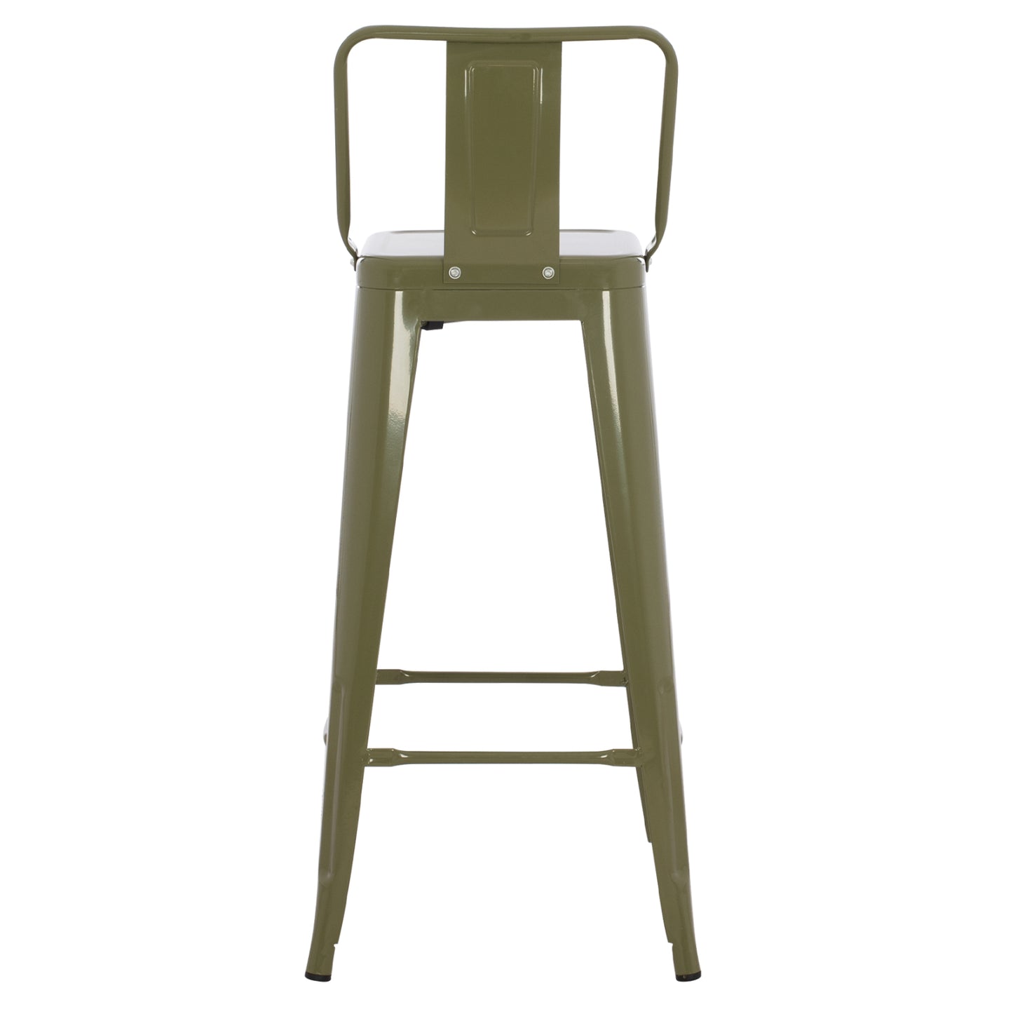 ΣΚΑΜΠΟ BAR ME ΠΛΑΤΗ ΜΕΤΑΛΛΙΚΟ MELITA PRO DARK OLIVE GREEN 42x42x100