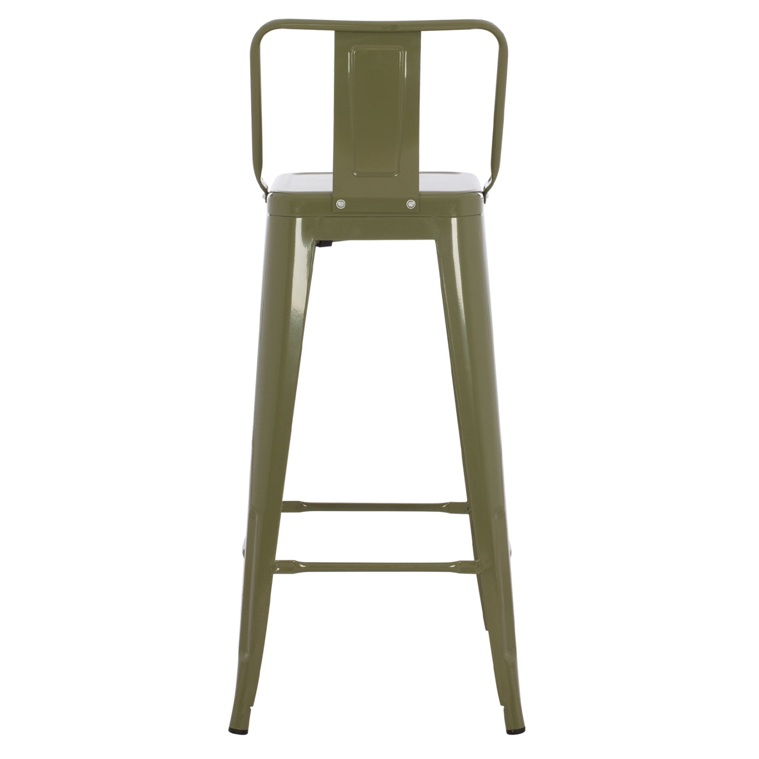 ΣΚΑΜΠΟ BAR ME ΠΛΑΤΗ ΜΕΤΑΛΛΙΚΟ MELITA PRO DARK OLIVE GREEN 42x42x100