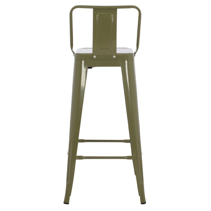 ΣΚΑΜΠΟ BAR ME ΠΛΑΤΗ ΜΕΤΑΛΛΙΚΟ MELITA PRO DARK OLIVE GREEN 42x42x100