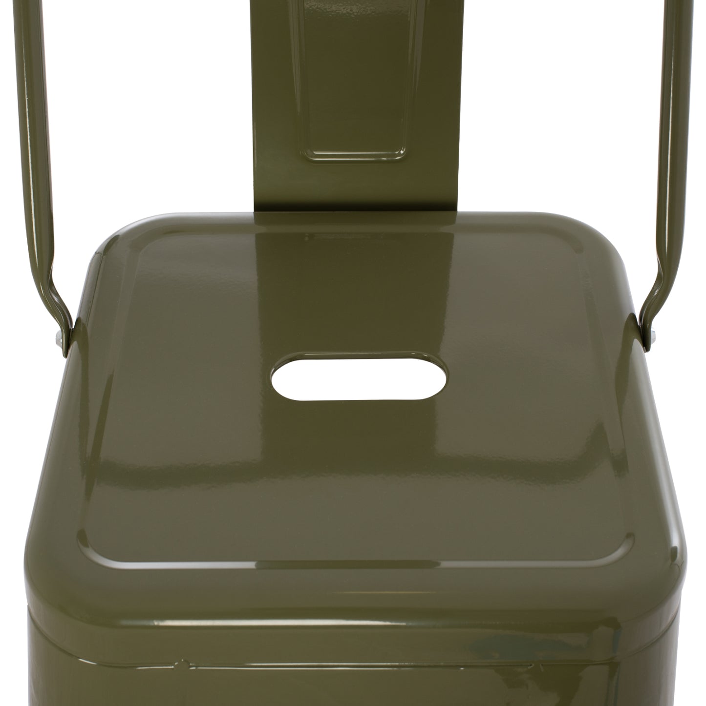 ΣΚΑΜΠΟ BAR ME ΠΛΑΤΗ ΜΕΤΑΛΛΙΚΟ MELITA PRO DARK OLIVE GREEN 42x42x100