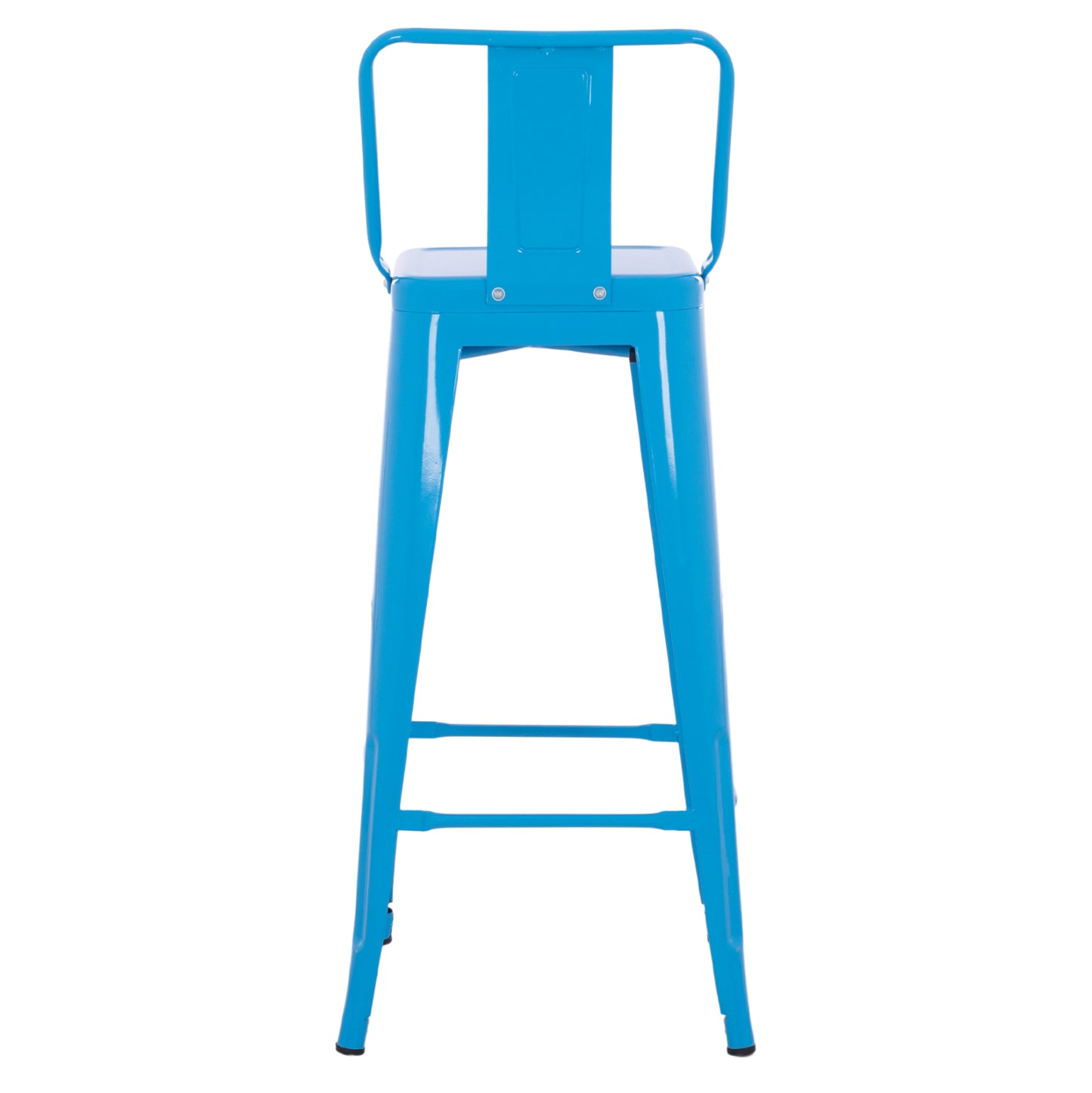 ΣΚΑΜΠΟ BAR ME ΠΛΑΤΗ ΜΕΤΑΛΛΙΚΟ MELITA PRO ΜΠΛΕ 42x42x100