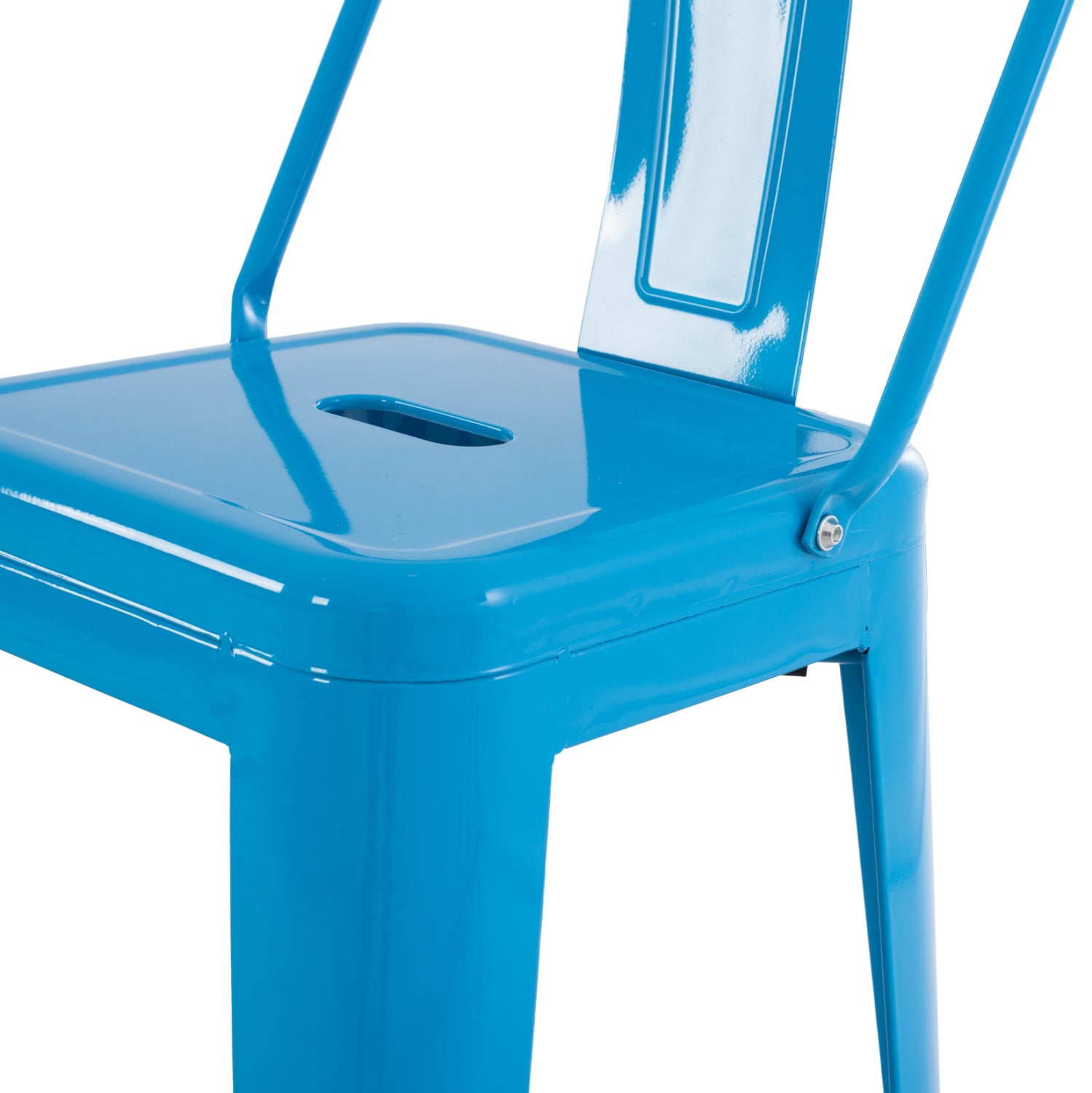 ΣΚΑΜΠΟ BAR ME ΠΛΑΤΗ ΜΕΤΑΛΛΙΚΟ MELITA PRO ΜΠΛΕ 42x42x100