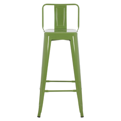 ΣΚΑΜΠΟ BAR ME ΠΛΑΤΗ ΜΕΤΑΛΛΙΚΟ MELITA PRO LIGHT OLIVE GREEN 42x42x100