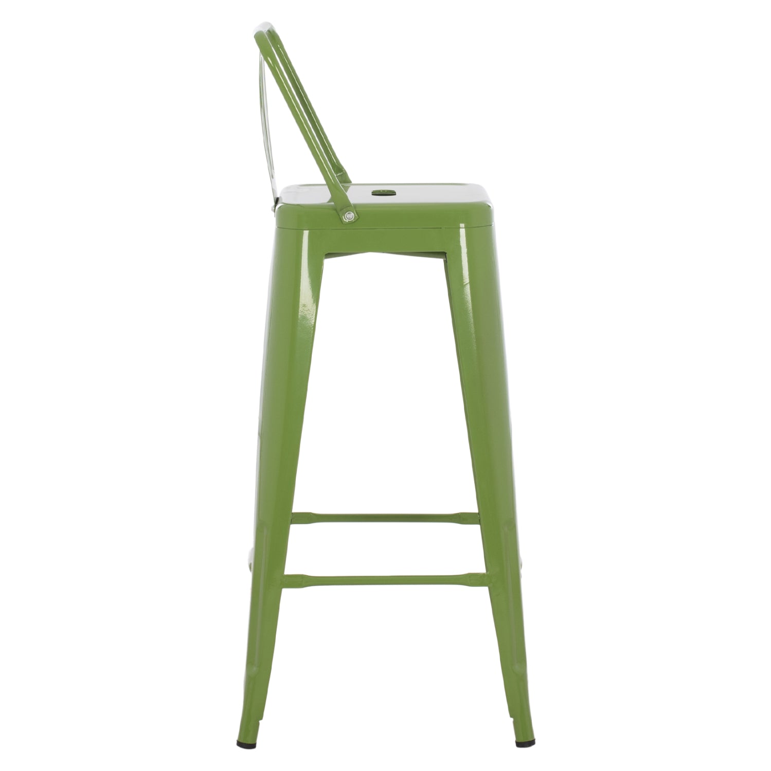 ΣΚΑΜΠΟ BAR ME ΠΛΑΤΗ ΜΕΤΑΛΛΙΚΟ MELITA PRO LIGHT OLIVE GREEN 42x42x100