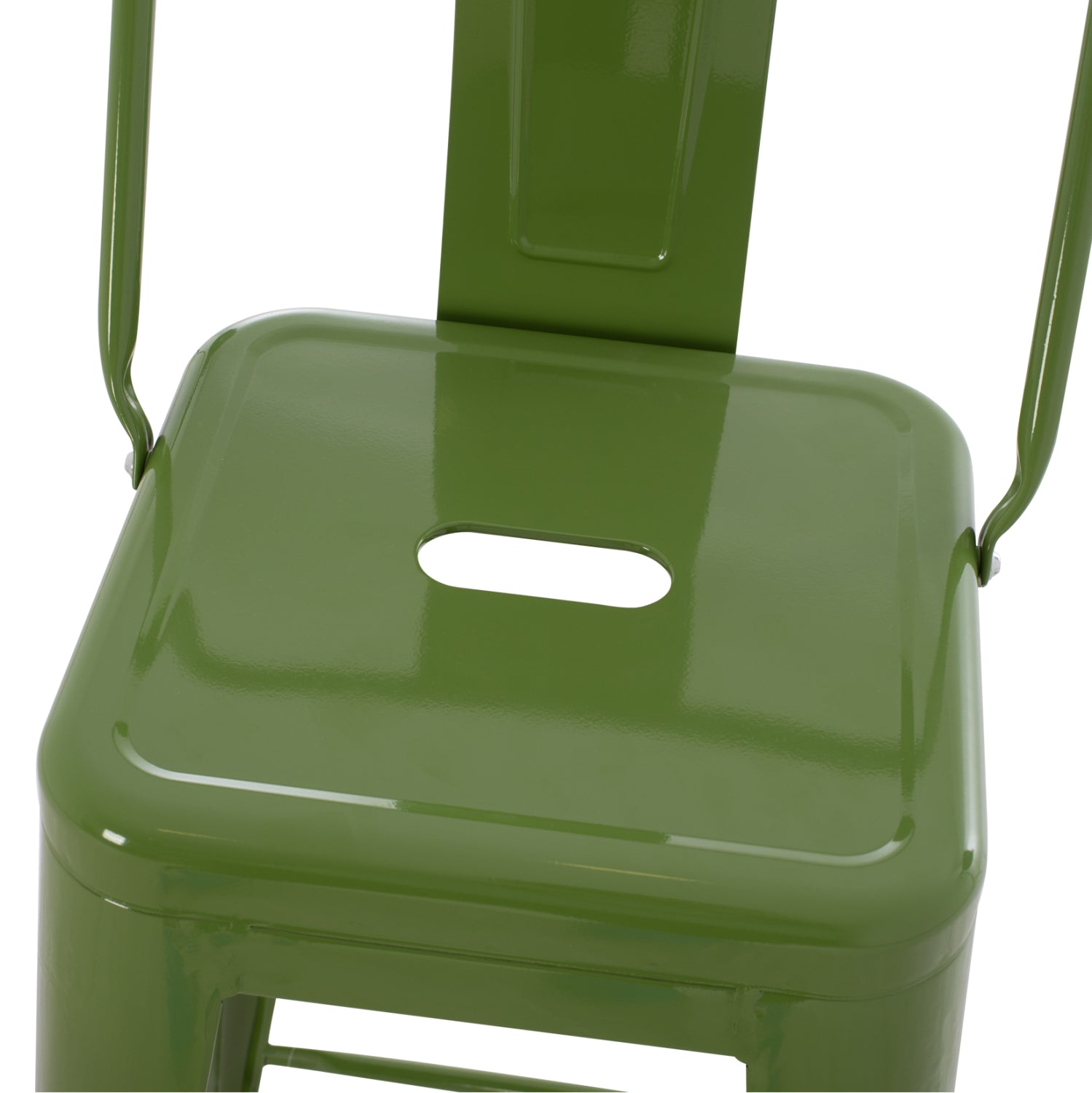 ΣΚΑΜΠΟ BAR ME ΠΛΑΤΗ ΜΕΤΑΛΛΙΚΟ MELITA PRO LIGHT OLIVE GREEN 42x42x100