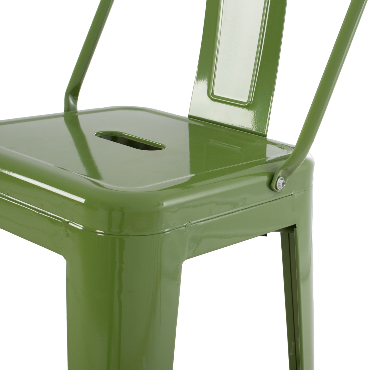 ΣΚΑΜΠΟ BAR ME ΠΛΑΤΗ ΜΕΤΑΛΛΙΚΟ MELITA PRO LIGHT OLIVE GREEN 42x42x100