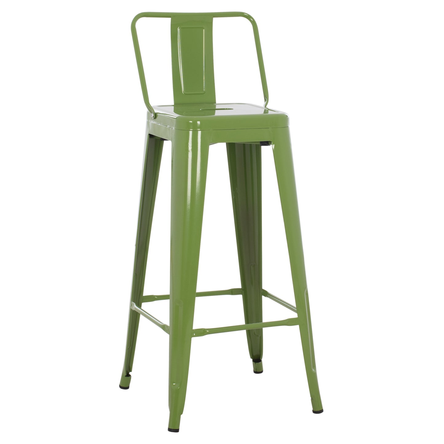 ΣΚΑΜΠΟ BAR ME ΠΛΑΤΗ ΜΕΤΑΛΛΙΚΟ MELITA PRO LIGHT OLIVE GREEN 42x42x100