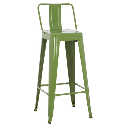 ΣΚΑΜΠΟ BAR ME ΠΛΑΤΗ ΜΕΤΑΛΛΙΚΟ MELITA PRO LIGHT OLIVE GREEN 42x42x100