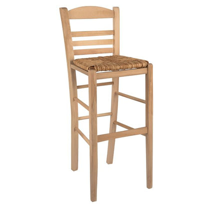 BAR STOOL JETT NATURAL WITH WICKER SEAT