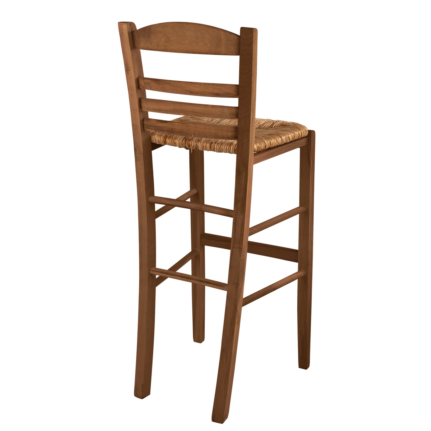 BAR STOOL JHETT WALNUT WITH CANE WEAVING IMPREGNATED