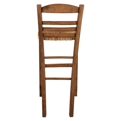 BAR STOOL JHETT WALNUT WITH CANE WEAVING IMPREGNATED