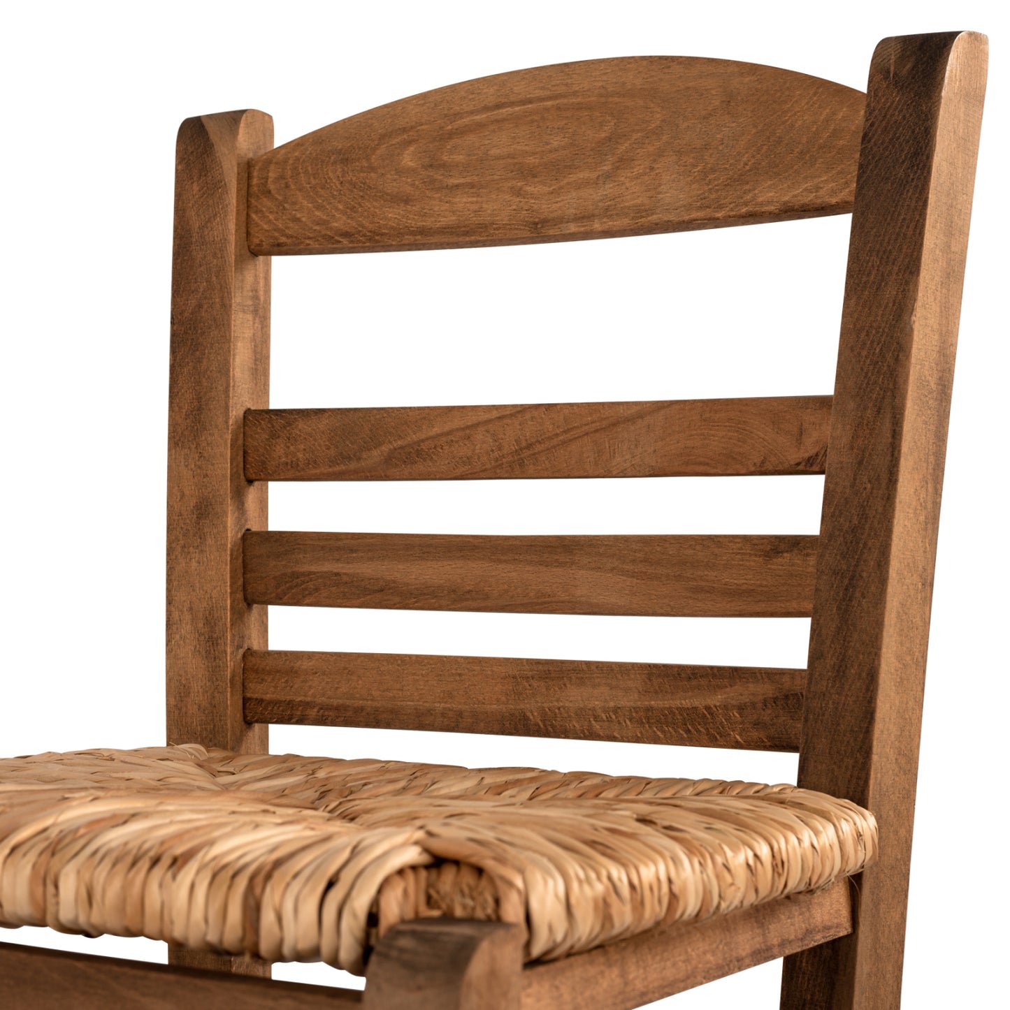 BAR STOOL JHETT WALNUT WITH CANE WEAVING IMPREGNATED