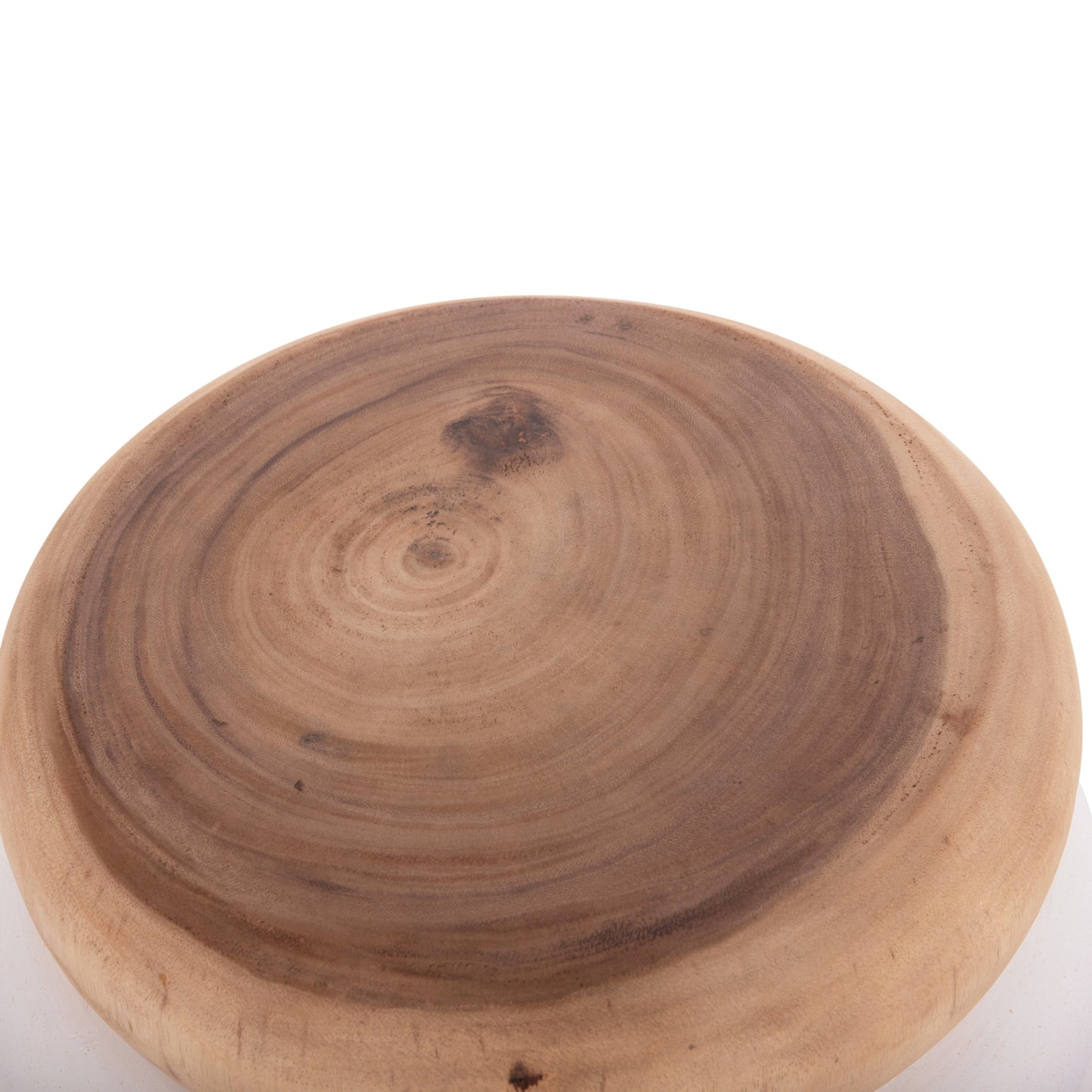 ΣΚΑΜΠΟ PUFFAT FIBER CEMENT ΛΕΥΚΟ ΞΥΛΟ TEAK TOP Φ45x46