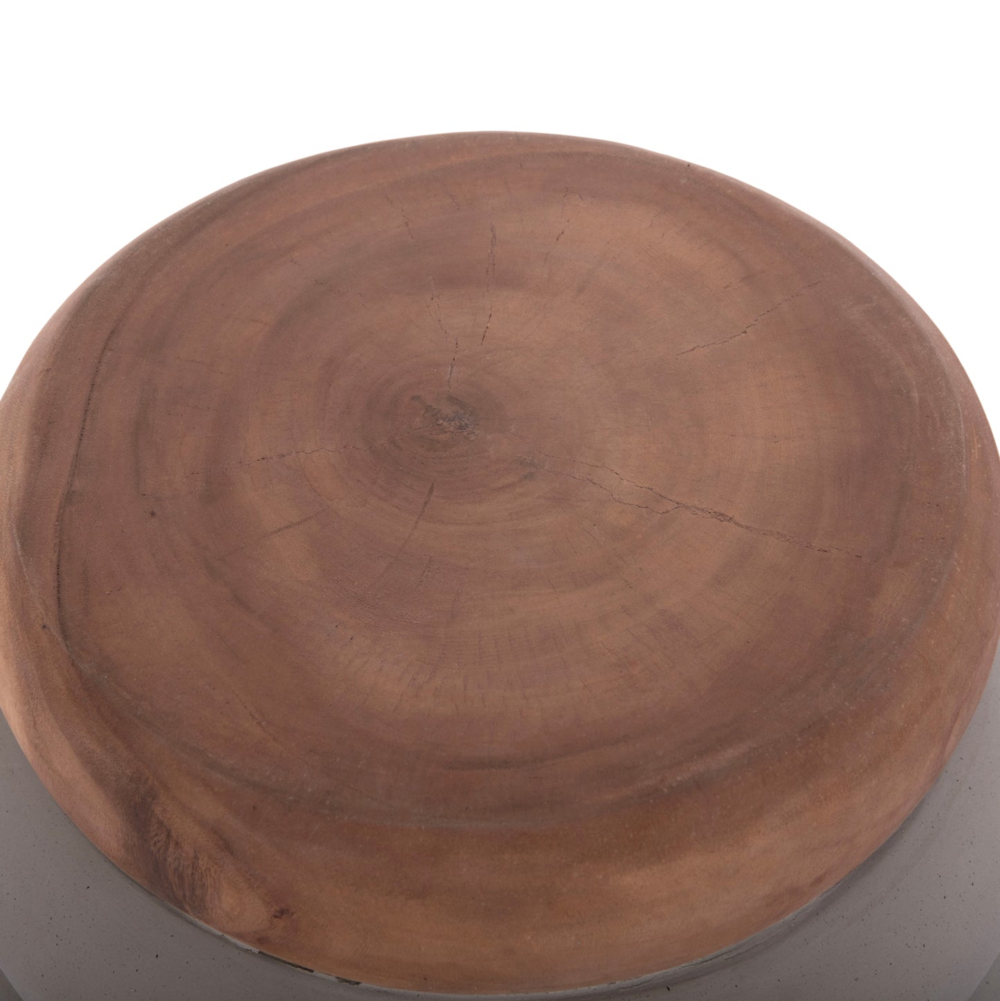 ΣΚΑΜΠΟ PUFFAT FIBER CEMENT ΓΚΡΙ ΞΥΛΟ TEAK TOP Φ45x46