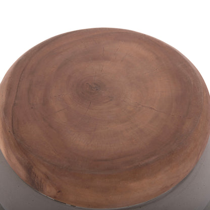 ΣΚΑΜΠΟ PUFFAT FIBER CEMENT ΓΚΡΙ ΞΥΛΟ TEAK TOP Φ45x46