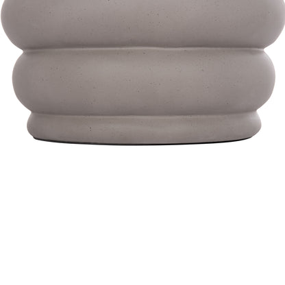 ΣΚΑΜΠΟ PUFFAT FIBER CEMENT ΓΚΡΙ ΞΥΛΟ TEAK TOP Φ45x46