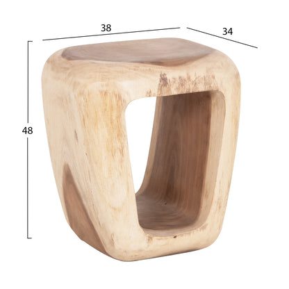 ΣΚΑΜΠΟ DENS ΞΥΛΟ SUAR ΣΕ ΦΥΣΙΚΟ 38x34x48