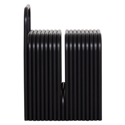 STOOL INTREPID ALUMINUM IN BLACK 40x38x55