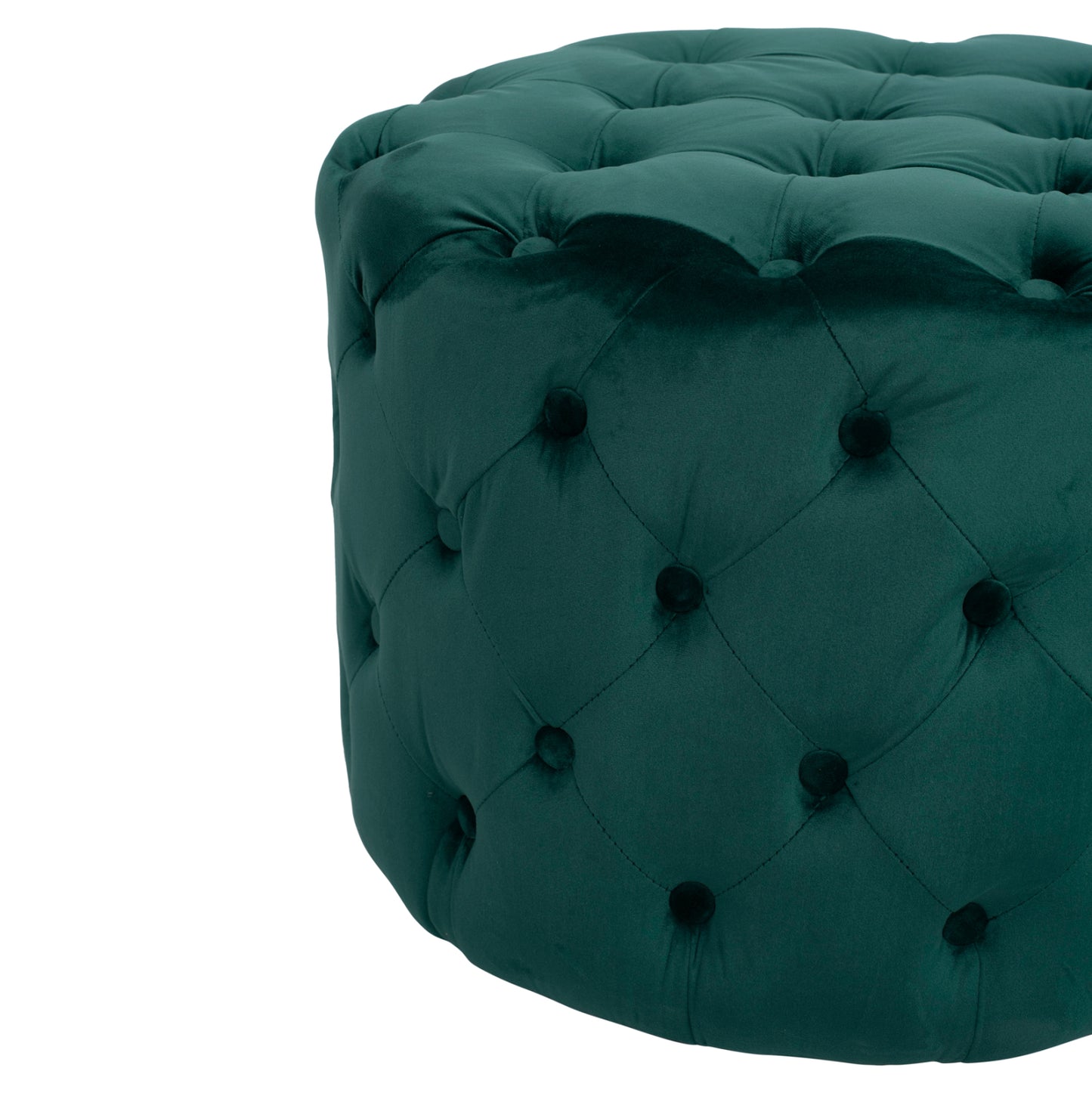 ΣΚΑΜΠΟ KASSIE ΚΥΠΑΡΙΣΣΙ ΒΕΛΟΥΔΟ ΤΥΠΟΥ CHESTERFIELD Φ60x43