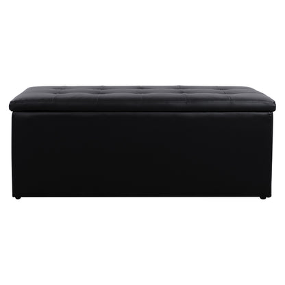 ΣΚΑΜΠΟ PU ΜΕ ΑΠΟΘΗΚΕΥΤΙΚΟ ΧΩΡΟ TRISCUBE ΜΑΥΡΟ 121x51.5x50