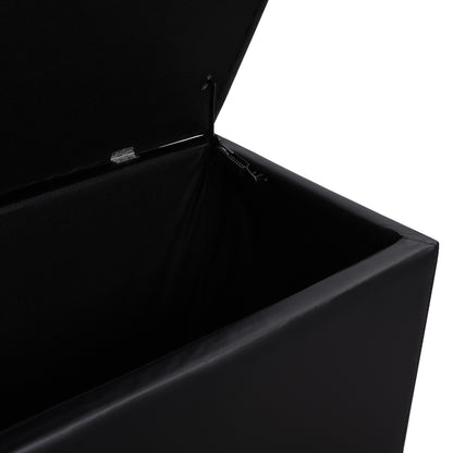 ΣΚΑΜΠΟ PU ΜΕ ΑΠΟΘΗΚΕΥΤΙΚΟ ΧΩΡΟ TRISCUBE ΜΑΥΡΟ 121x51.5x50