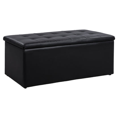ΣΚΑΜΠΟ PU ΜΕ ΑΠΟΘΗΚΕΥΤΙΚΟ ΧΩΡΟ TRISCUBE ΜΑΥΡΟ 121x51.5x50
