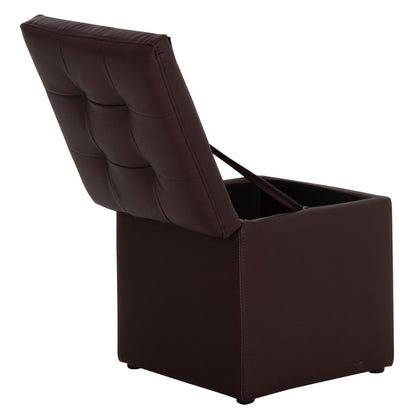 ΣΚΑΜΠΩ ΜΕ ΑΠΟΘΗΚΕΥΤΙΚΟ ΧΩΡΟ PU ΚΑΦΕ CUBE 38x38x36.5