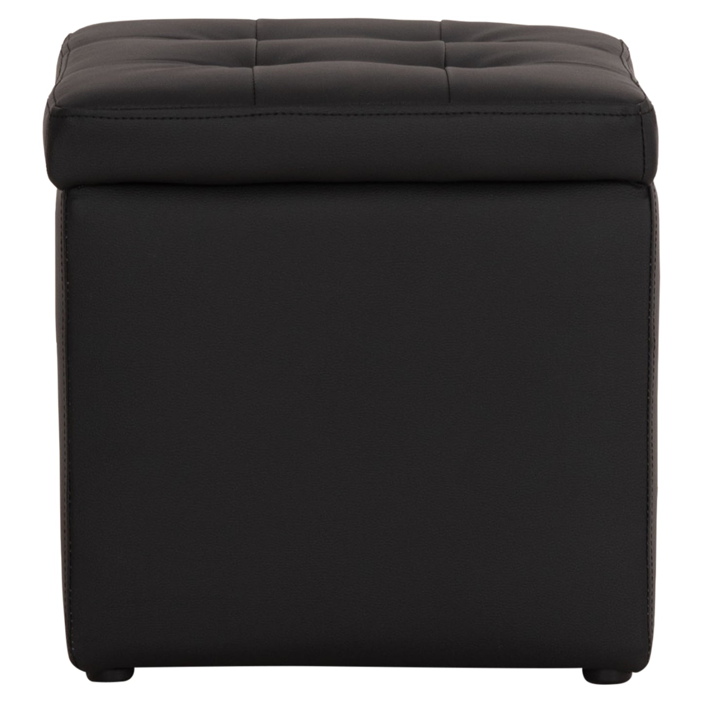 ΣΚΑΜΠΩ ΜΕ ΑΠΟΘΗΚΕΥΤΙΚΟ ΧΩΡΟ PU ΜΑΥΡΟ CUBE 38x38x36.5