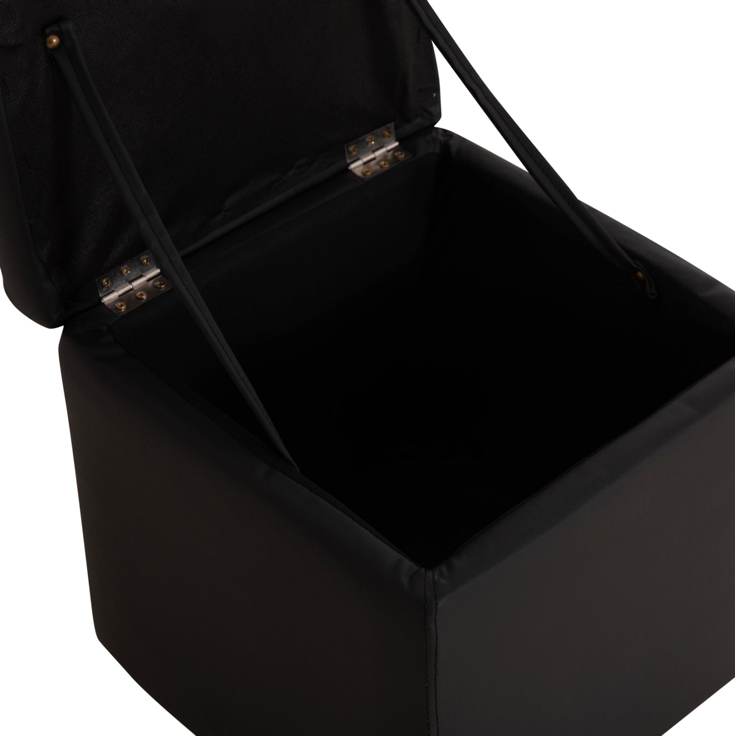 ΣΚΑΜΠΩ ΜΕ ΑΠΟΘΗΚΕΥΤΙΚΟ ΧΩΡΟ PU ΜΑΥΡΟ CUBE 38x38x36.5