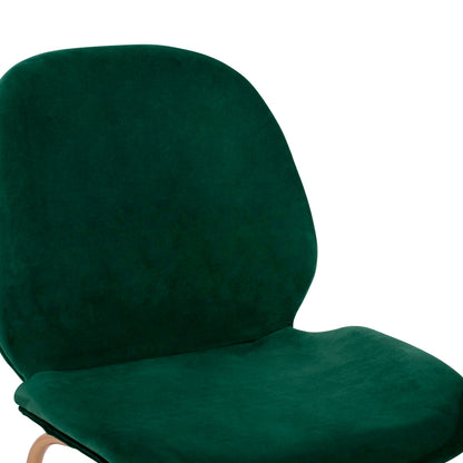 BAR STOOL NORA VELVET CYPRESS & GOLD METAL FRAME 52x61.5x103