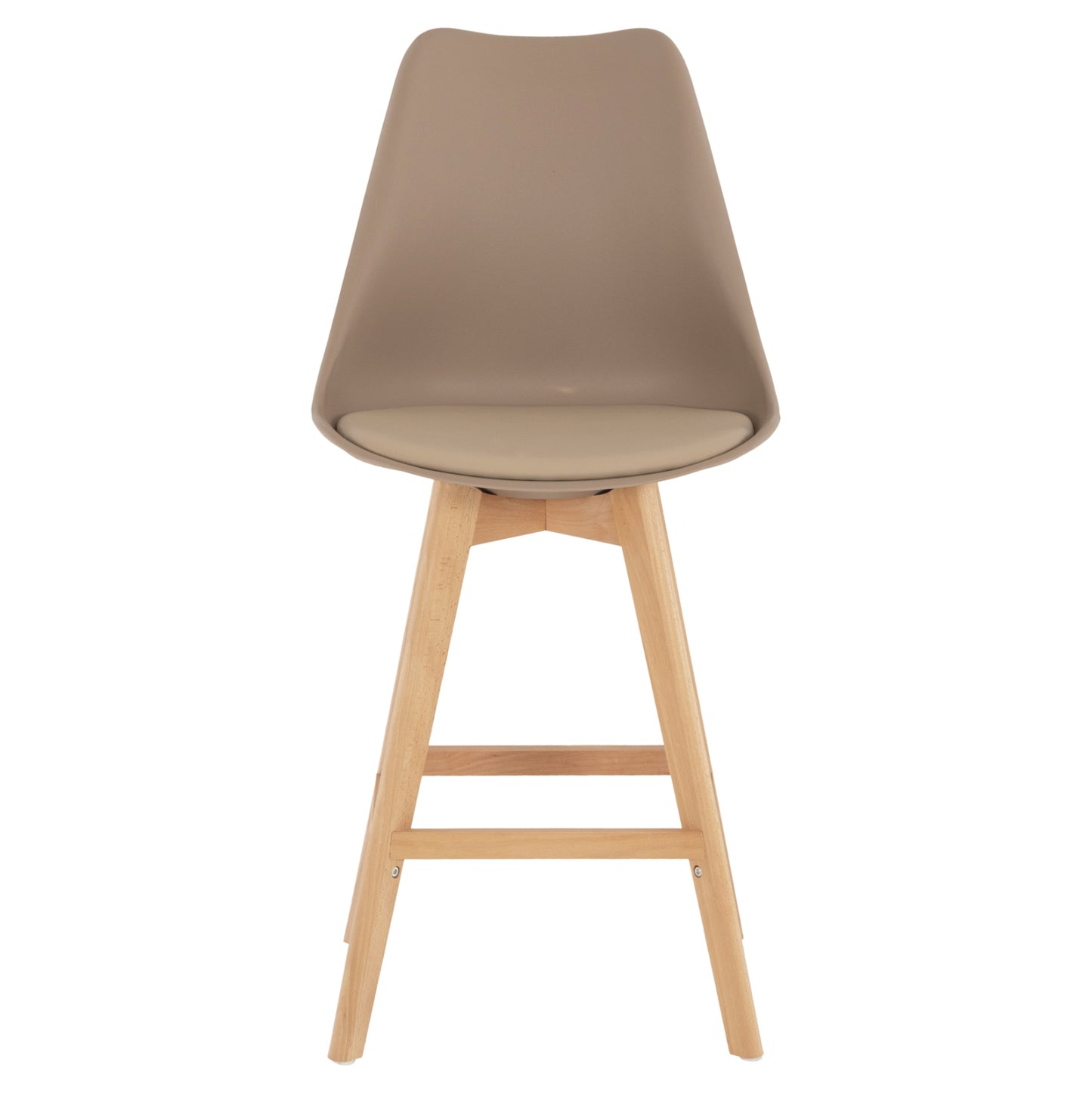 STOOL VEGAS MEDIUM HEIGHT CAPPUCCINO NATURAL 47x58x100