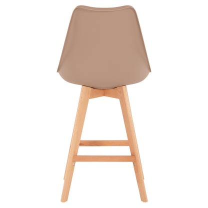 STOOL VEGAS MEDIUM HEIGHT CAPPUCCINO NATURAL 47x58x100