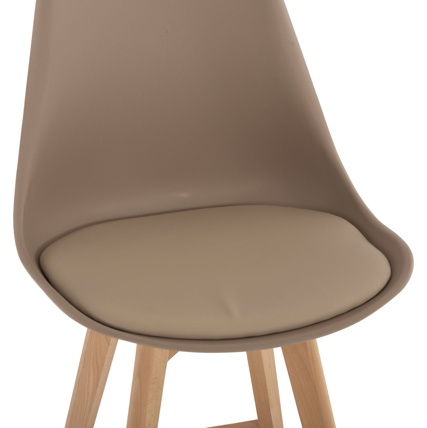 STOOL VEGAS MEDIUM HEIGHT CAPPUCCINO NATURAL 47x58x100