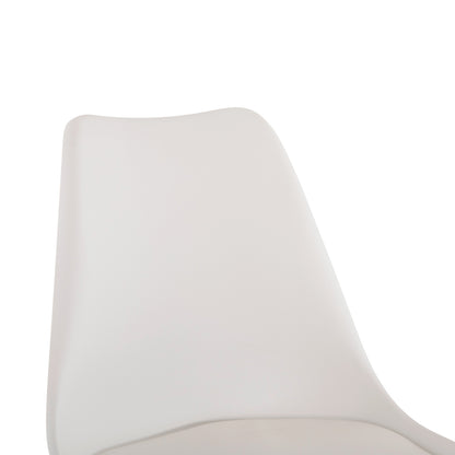 STOOL VEGAS MEDIUM HEIGHT WHITE NATURAL 47x58x100