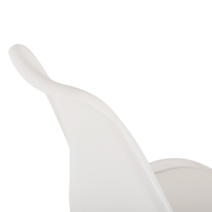 STOOL VEGAS MEDIUM HEIGHT WHITE NATURAL 47x58x100