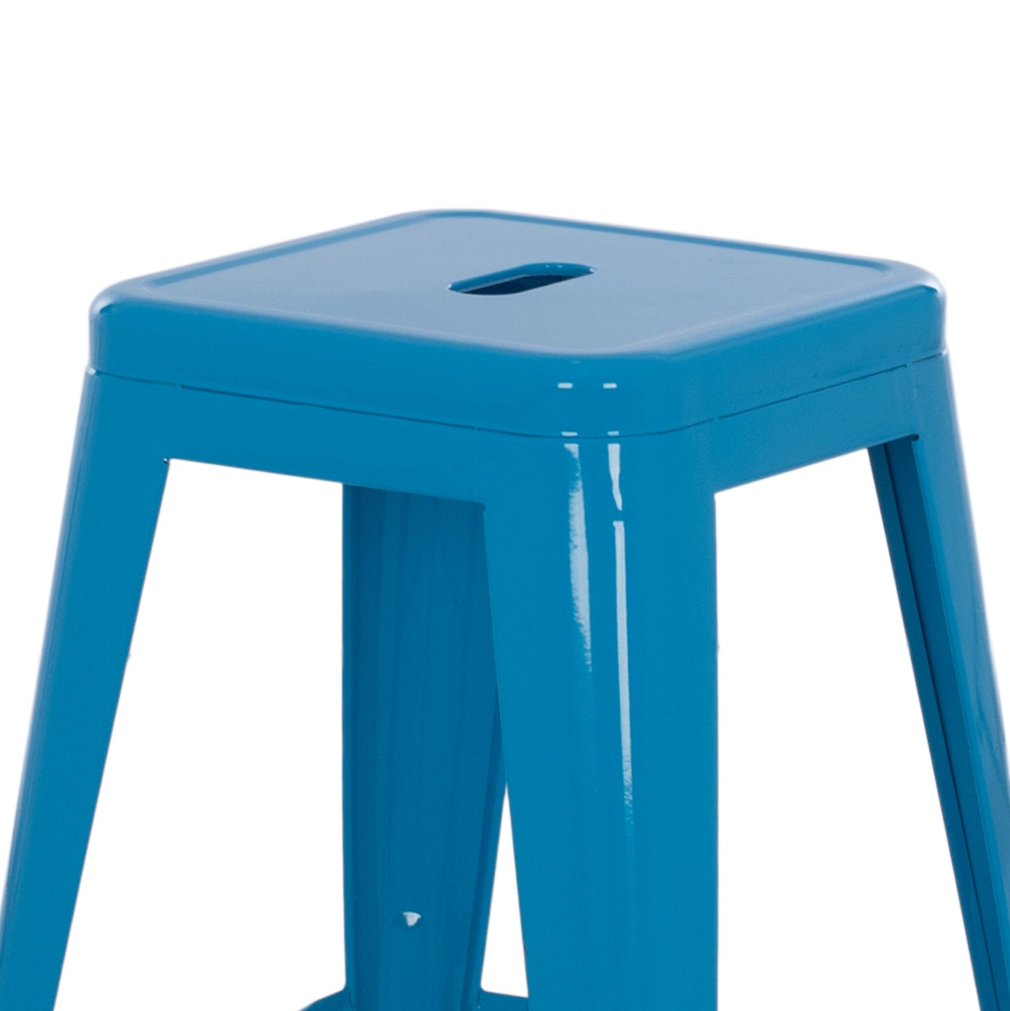 ΣΚΑΜΠΟ ΜΕΣΑΙΟΥ ΥΨΟΥΣ ΜΕΤΑΛΛΙΚΟ MELITA PRO ΜΠΛΕ 43x43x67