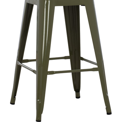 ΣΚΑΜΠΟ ΜΕΣΑΙΟΥ ΥΨΟΥΣ ΜΕΤΑΛΛΙΚΟ MELITA PRO DARK OLIVE GREEN 43x43x67