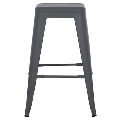 ΣΚΑΜΠΟ ΜΕΣΑΙΟΥ ΥΨΟΥΣ ΜΕΤΑΛΛΙΚΟ MELITA PRO ΓΚΡΙ 43x43x67