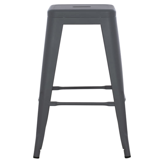 ΣΚΑΜΠΟ ΜΕΣΑΙΟΥ ΥΨΟΥΣ ΜΕΤΑΛΛΙΚΟ MELITA PRO ΓΚΡΙ 43x43x67